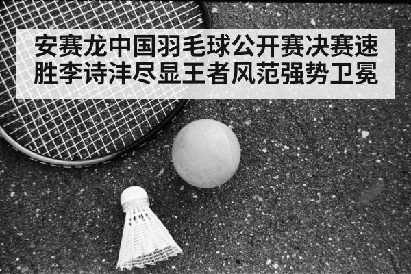 安赛龙中国羽毛球公开赛决赛速胜李诗沣尽显王者风范强势卫冕